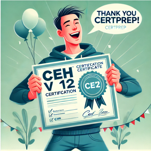 CertPrep EC Council CEH v12 Exam Simulation (306 Q/A) with Special offer 👇